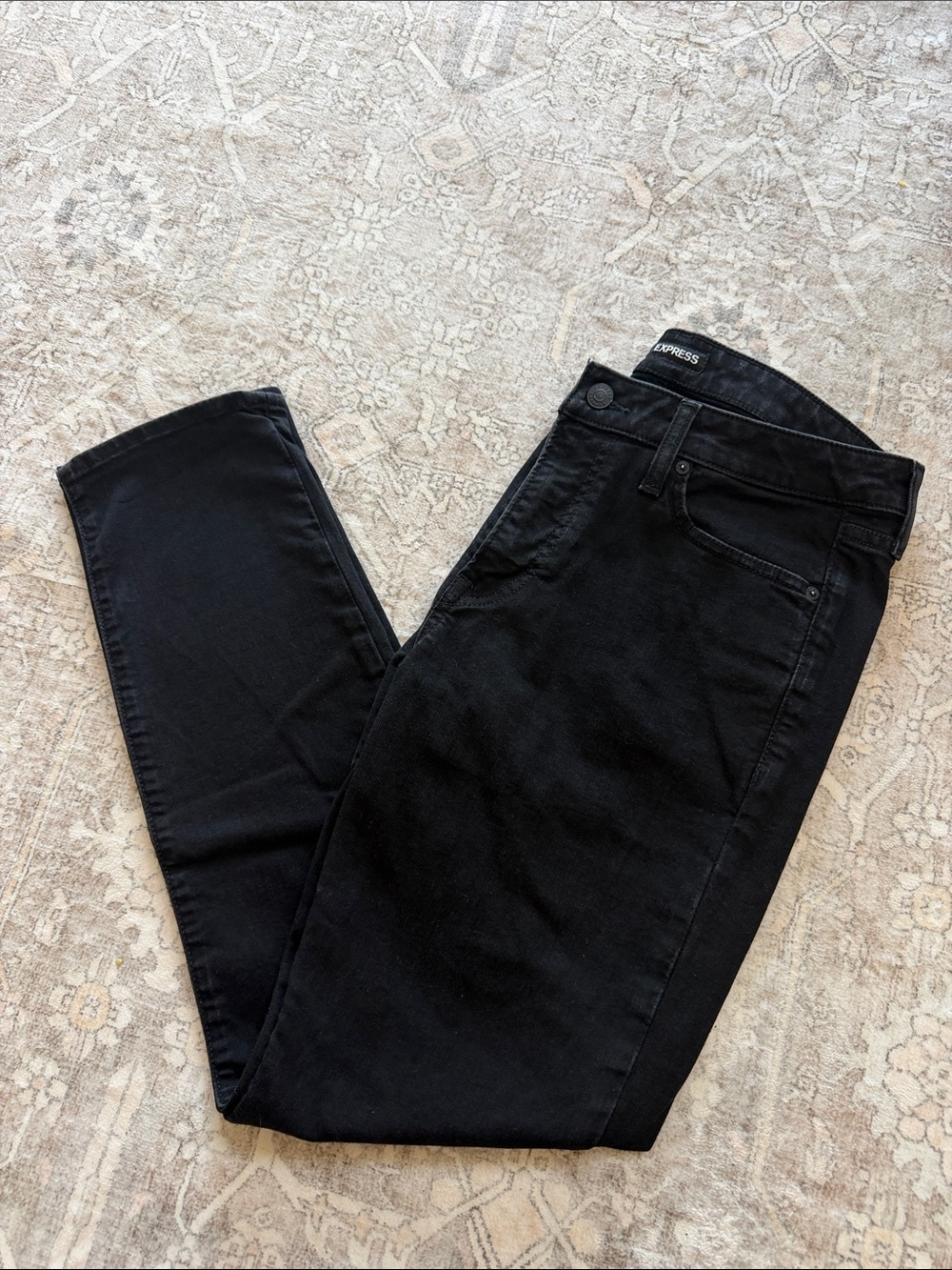 Express Men's Skinny Black Jeans